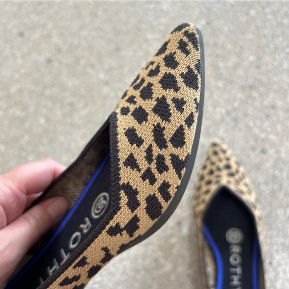 Rothy’s | The Point Leopard Print Pointed Flats - Picture 6 of 7
